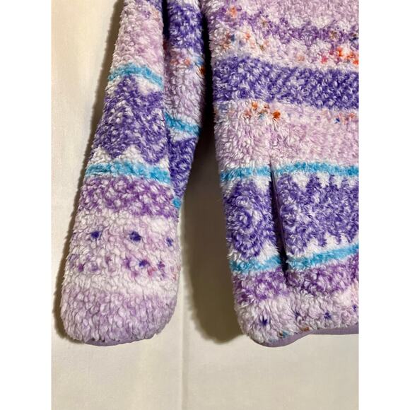 Eddie Bauer Girls Fleece Zip-up Sweatshirt Size Small (7/8). - Picture 3 of 7